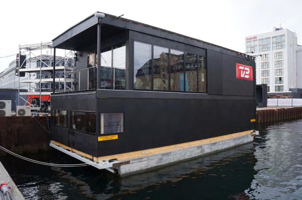 23. Floating Broadcasting Studio TV2 Made for Danish television broadcaster "TV2" to be used for the European Football