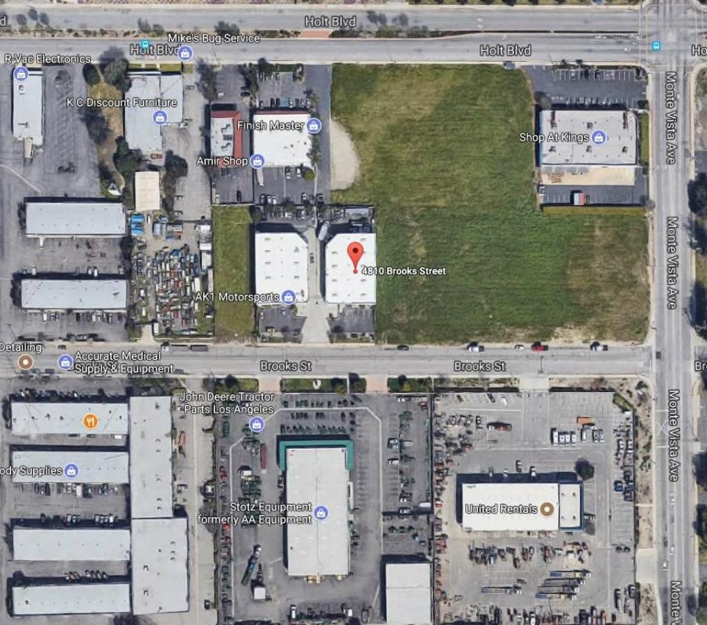 Vicinity Aerial Map 4810 Brooks Street Montclair, California 91763 A.P.N.