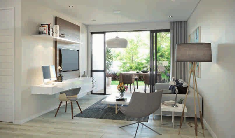 Finishes Finishes Pebble All Sandton Gate Terrace apartments come with the freedom of choice with two neutral options for the interior finishes.