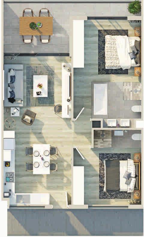 6m x 2.9m Covered Patio 3.6m x 2.9m Lounge 3.7m x 4.2m Lounge 3.7m x 4.2m Kitchen / Dining 3.7m x 3.9m Kitchen / Dining 3.7m x 3.9m Bedroom 3.7m x 3.1m Bedroom 3.