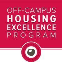 The Off-Campus Housing Excellence Program is a comprehensive Student Life initiative designed to improve the quality of off-campus life.