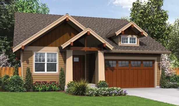 designer signature KAFFE 1529 Ranch LIVING AREA 1529 sq ft 3 2 Combining the architectural styles of home plans and ranch house plans, the Kaffe home is perfect for those wanting a traditional, yet