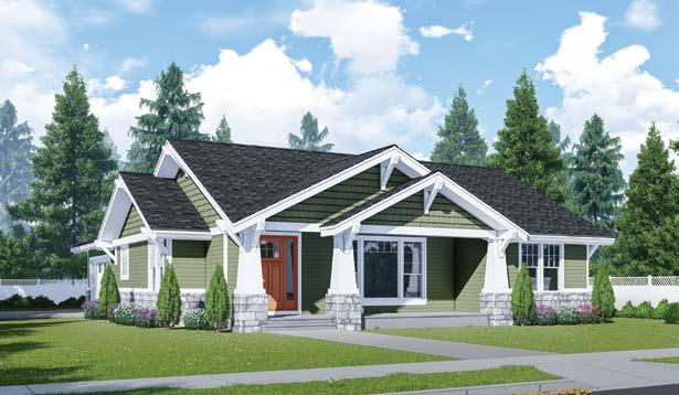 designer signature LUFT 1891 19-0 x 21-6 LIVING AREA 1891 sq ft 3 2 14-0 x 15-0 If you prefer the look of homes, you ll love the details this plan includes.