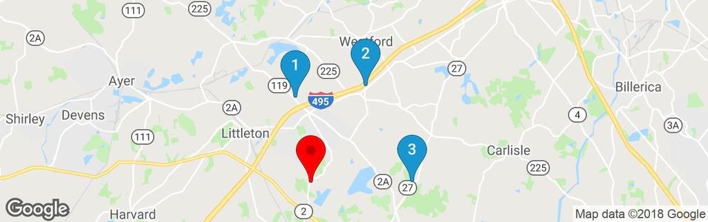 COMPETITION MAP Competition Map SUBJECT PROPERTY 550 Newtown Road Littleton, MA 01460 1 LITTLETON STORAGE SOLUTIONS 3.
