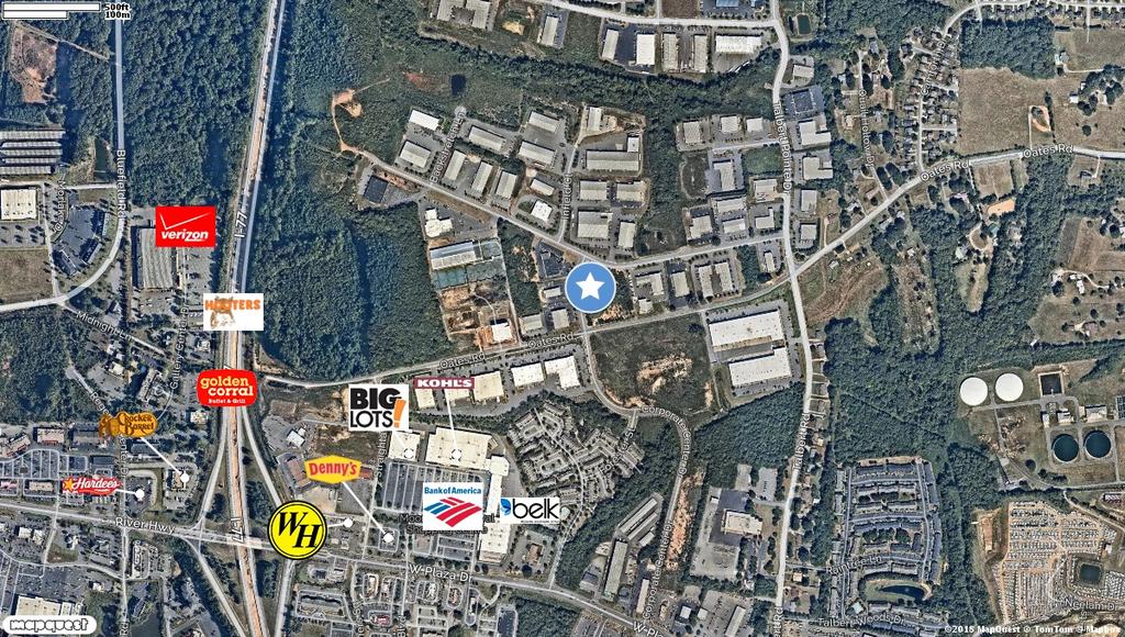 SouthMark Properties 179 Gasoline Alley Mooresville, NC 28117 Nearby Retail This information supplied herein is from sources we deem reliable.