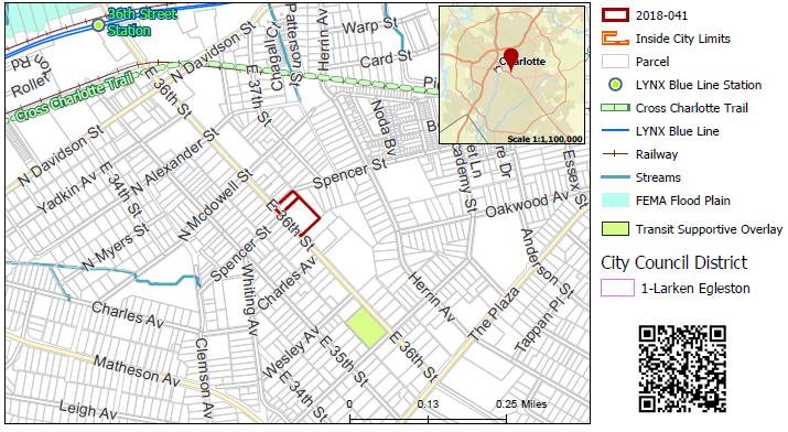 (Council District 1 - Egleston) SUMMARY OF PETITION PROPERTY OWNER PETITIONER AGENT/REPRESENTATIVE COMMUNITY MEETING STAFF RECOMMENDATION The petition proposes to redevelop the site with up to 27