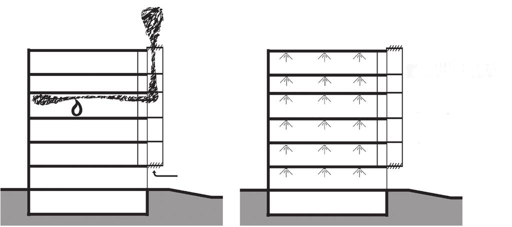 zone, inefficient staircases verhuurbaar oppervlakte pantry / toilet pantry / toilet