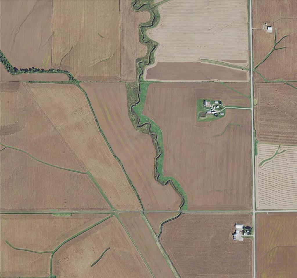 Aerial Photo 225 Acres, m/l, in 2 parcels, Cedar
