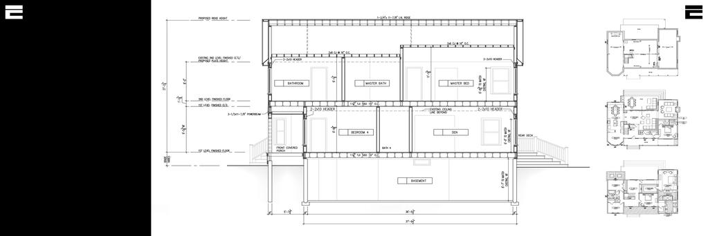PROFESSIONAL WORK MILLSTONE AVENUE While I was working at Peter Cook Architect, I was tasked with drafting the existing conditions of Millstone Avenue (Modular Home) in.