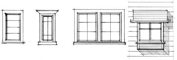 18.175.050 Windows A. REQUIREMENT: Provide relief, detail, and visual rhythm on the facade with well-proportioned windows. 1.