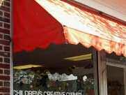 DIMENSIONS: A relatively simple awning A - As per frontage of storefront.