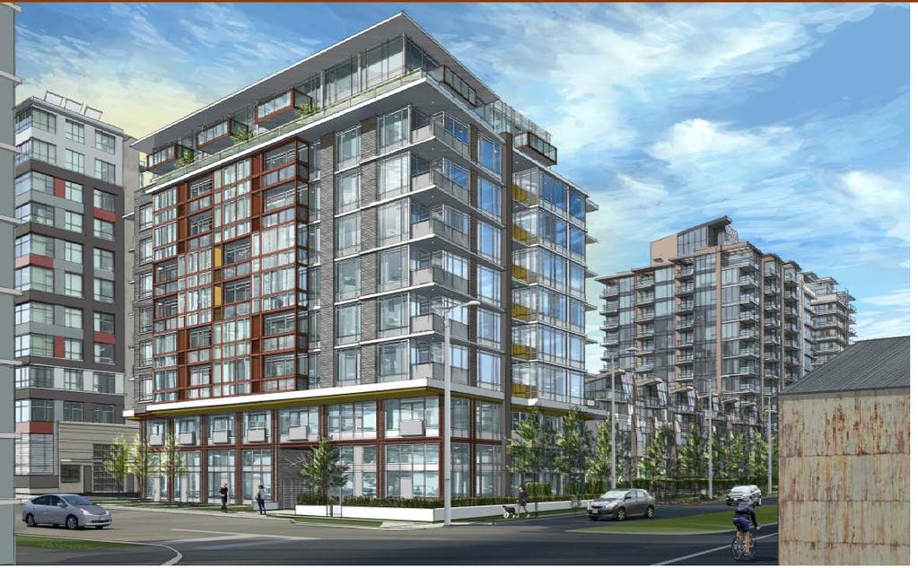 CD-1 Rezoning: 1715 Cook Street - 12191 6 The SEFC ODP allows a base density of 3.5 FSR and in increase in FSR commensurate under the guidelines for additional penthouse floors.