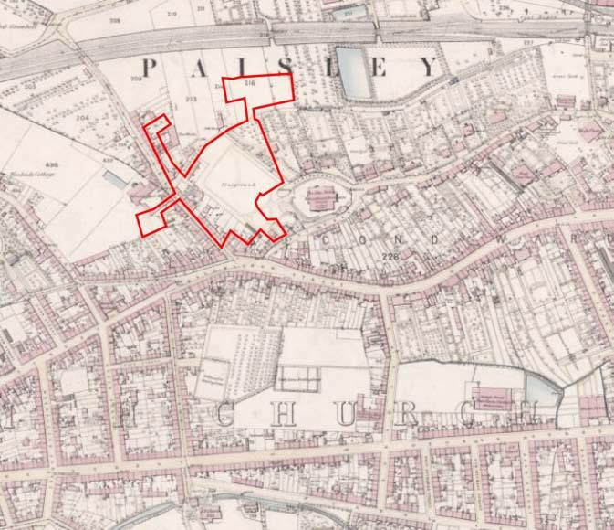 1.0 Historical Context WEST END, PAISLEY The West End of Paisley is an inner urban area located immediately to the west of Paisley Town Centre.