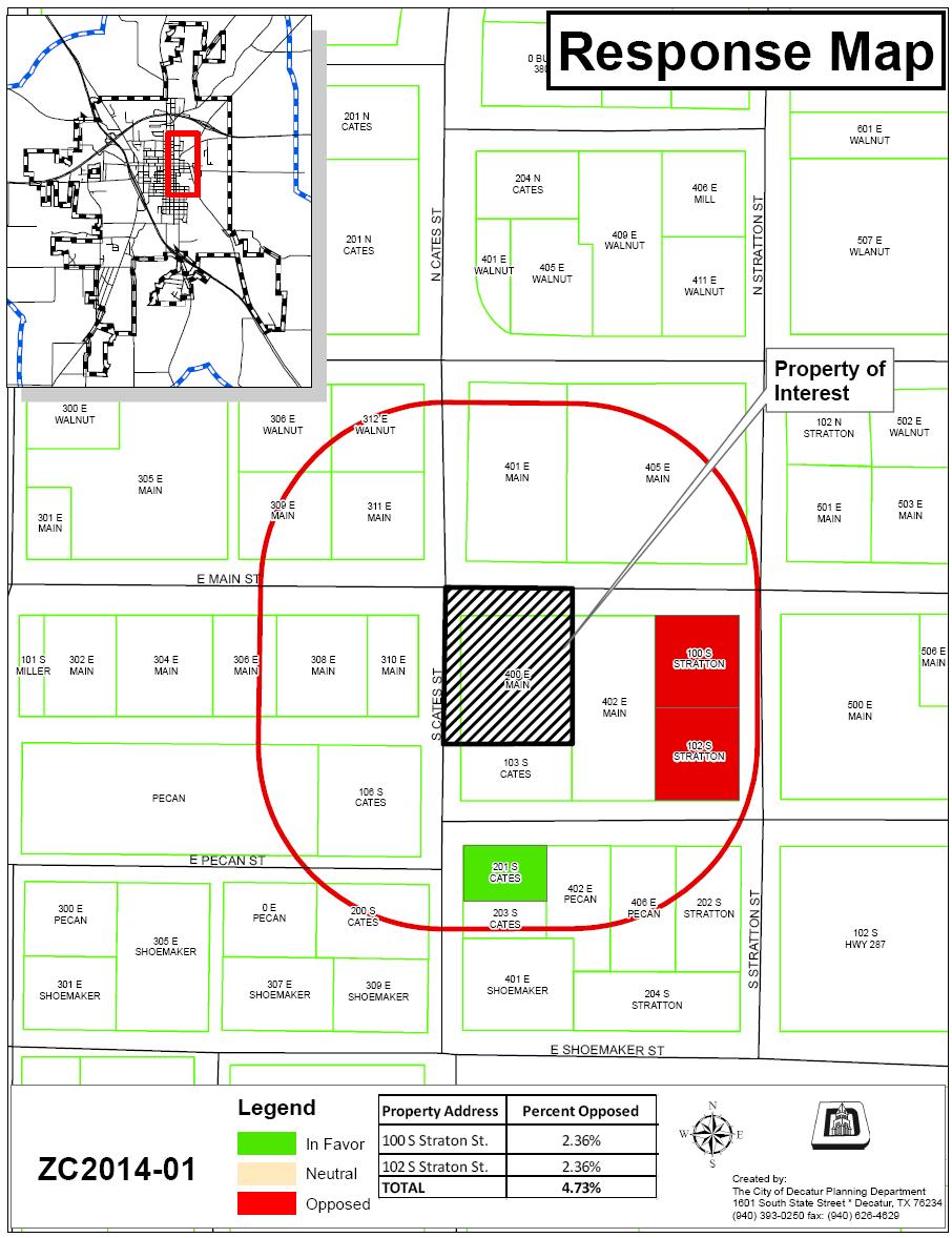 Attachment 8 Property Owner Response Map