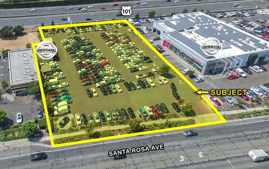 2%/yr) Includes auto service shop 1,650± sf Site part of and contiguous to Nissan Auto dealership OFFERING PRICE $4,975,000 5.