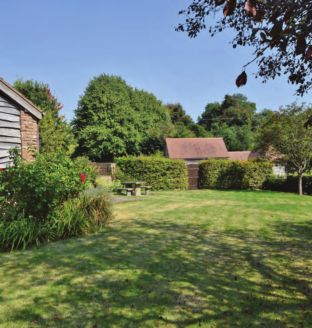 GAYTON FARM stands within some 5 acres, peaceful, yet easily accessible in a small valley, and approached over a long private avenue of superb mature Lime trees.