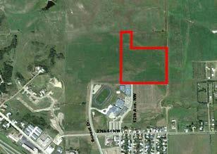 Property has been annexed to the City, water and sewer adjacent to land on the north side.