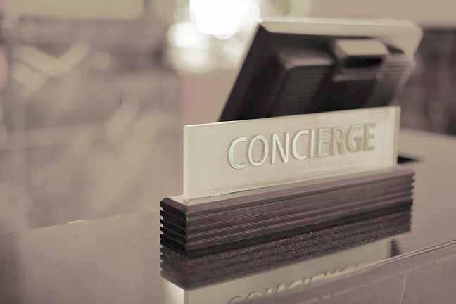 24/7 Concierge An expert team that will perform many services for you, including guest-welcoming, getting birthday gifts, helicopter renting, meeting room catering service, getting air tickets,