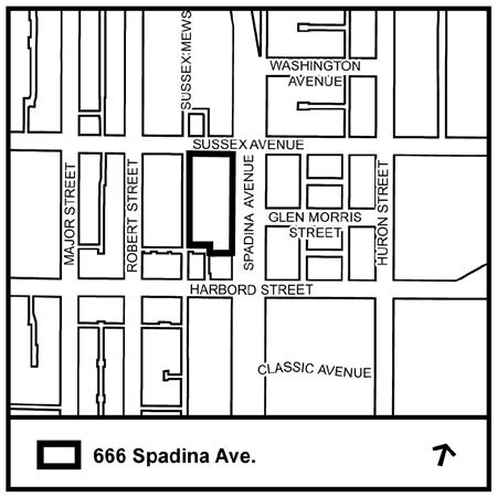 STAFF REPORT ACTION REQUIRED 666 Spadina Ave - Official Plan Amendment and Zoning Amendment Applications - Preliminary Report Date: October 25, 2016 To: From: Wards: Reference Number: Toronto and