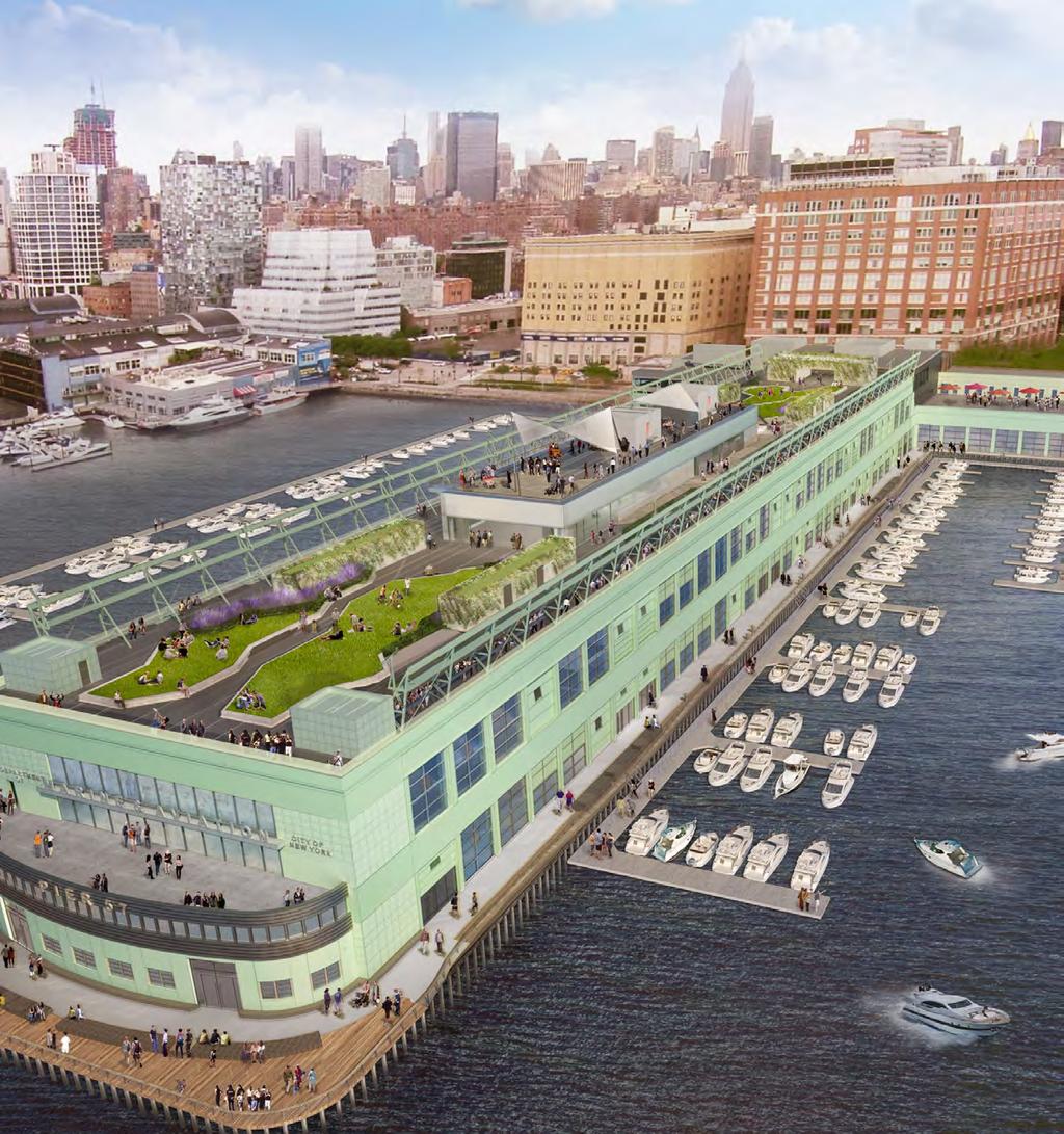 THE LIFE AQUATIC In partnership with the Hudson Park River Trust, Pier 57 will manage a