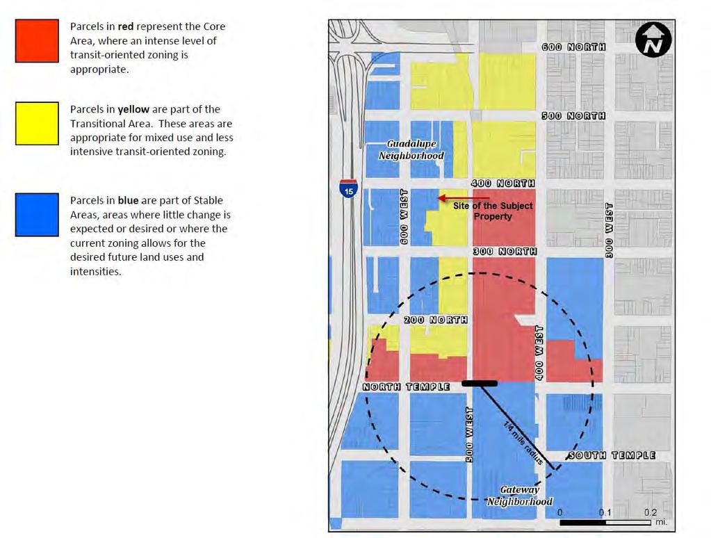 North Temple Area Land Use Map Background The applicant, Signature Books Inc.