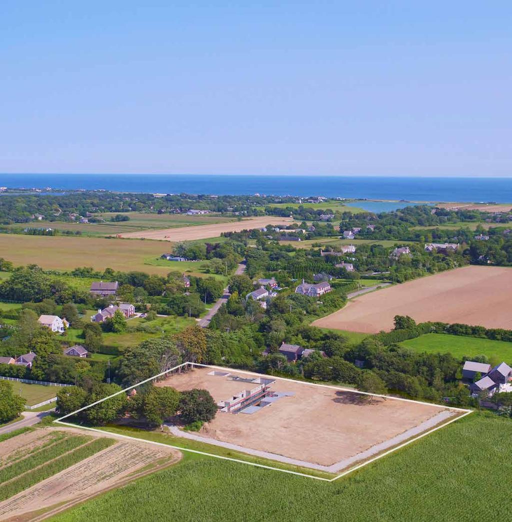 802 TOWN LINE ROAD SAGAPONACK, NEW YORK This 3+ acre property represents the largest available land parcel with western facing views over reserve in Sagaponack.