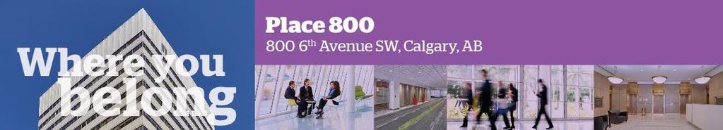 800 6 th AVENUE SW August 2018 Rent Parking Ratio $12.00 PSF 1:2,700 SF Op. Costs and Taxes (2018 Estimate) Parking Cost per Month $16.