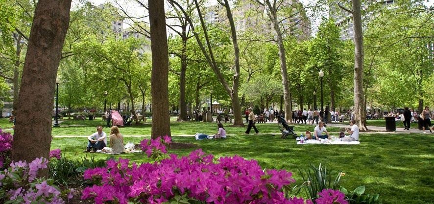 About the Neighborhood: Rittenhouse Square One of five original squares planned by city founder William Penn in the late 17th century, Rittenhouse Square has become widely considered as one of the