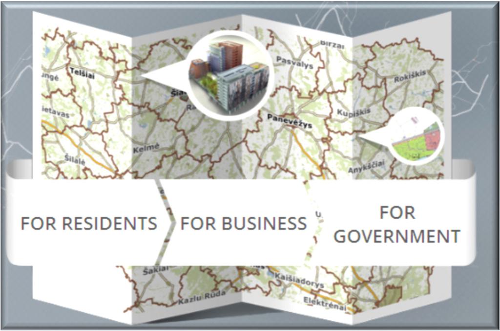REGIONALGEO-INFORMATION ENVIRONMENT SERVICE REGIA is a powerful and handy tool specifically developed for local authorities: their people, civil servants and