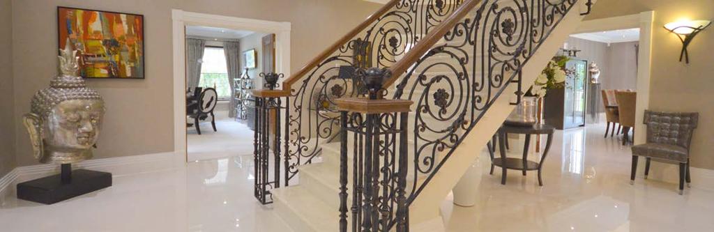 course Property features Grand entrance pillars Solid concrete floors to all levels Underfloor heating throughout Beautiful marble staircase Porcelanosa tiled flooring to the majority of the ground