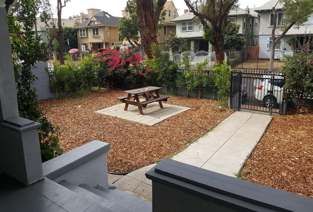 The The gated property has approximately 10 gated on-site parking spaces in the rear accessible through the parking spaces in the rear accessible through the alley in addition to ample street