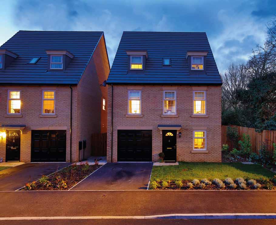 THE MONTREUX A LUXURY FOUR BEDROOM DETACHED HOME Montreux is an elegant and contemporary four bedroom detached home designed over three floors.
