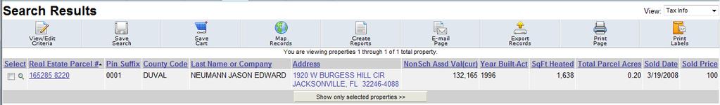 (amount and date) for the property, lot size, year built, etc. We will even perform a CMA in the TAX SEARCH so that we can include any non-mls sales in our CMA Presentation.