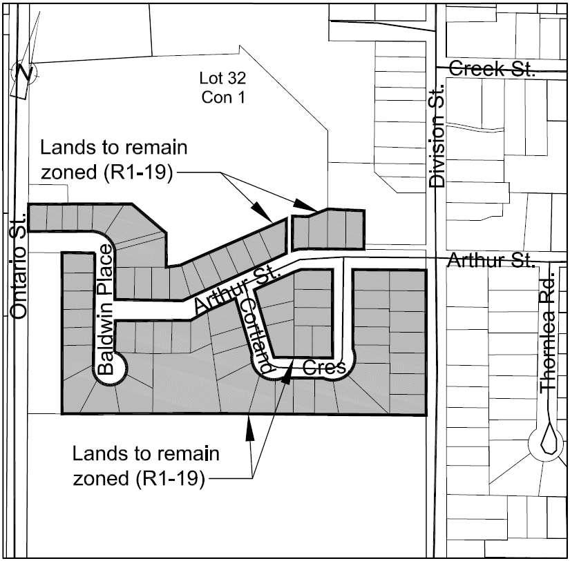 REPORT: PLAN-15-13 PAGE 2 The proposed Zoning By-law Amendment applies to lands located in Part of Lot 32, Concession 1, in the Colborne Creek subdivision.