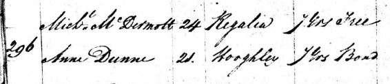 Anne Dunne was also assigned to Mrs McHenry, nee Sarah Leland Fulton, wife of