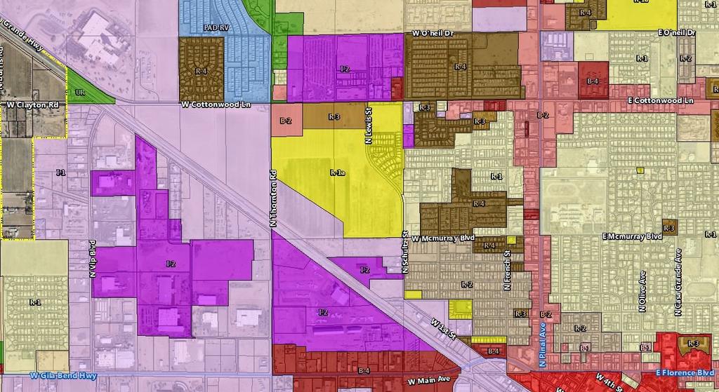 ZONING MAP Existing Zoning ZONE CHANGE REQUEST EXHIBIT -