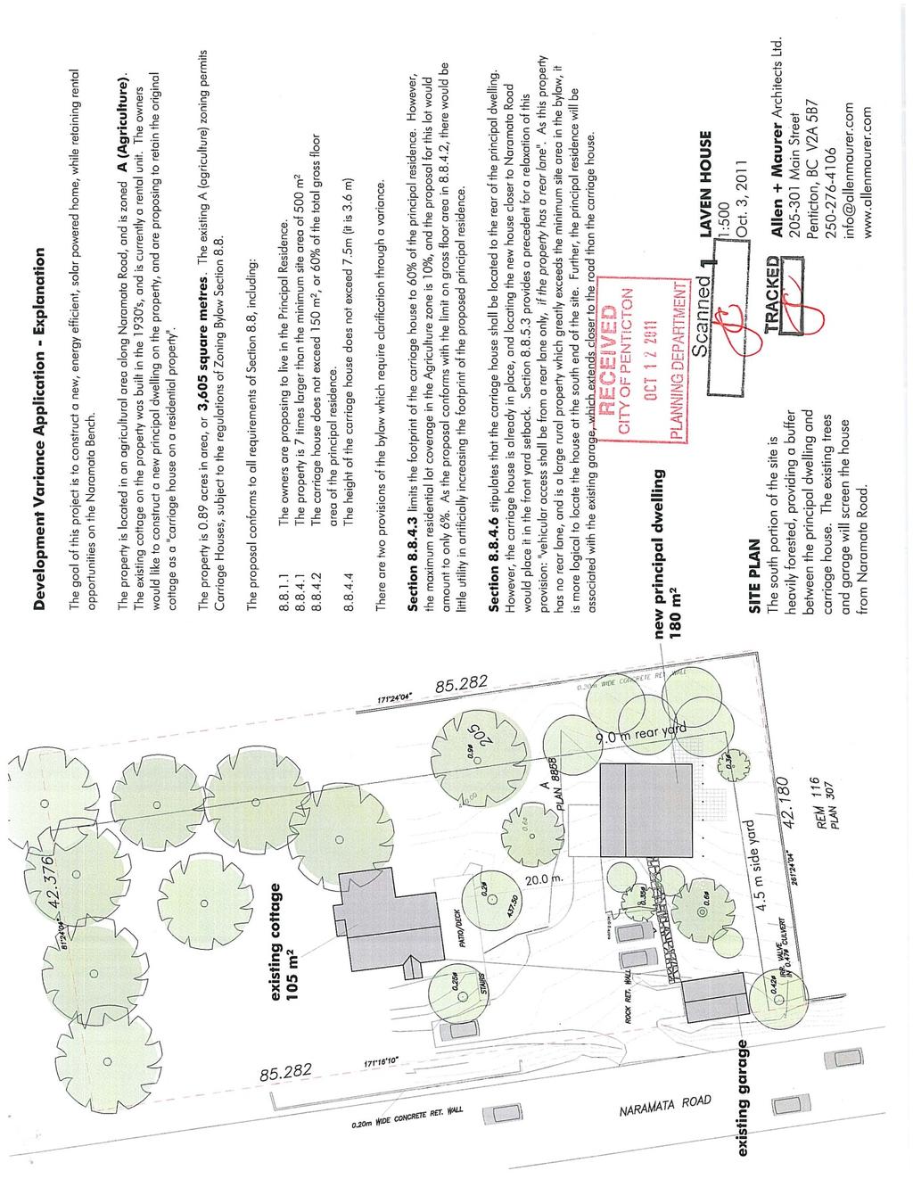 ATTACHMENT B Plans Submitted in Support of Application 6
