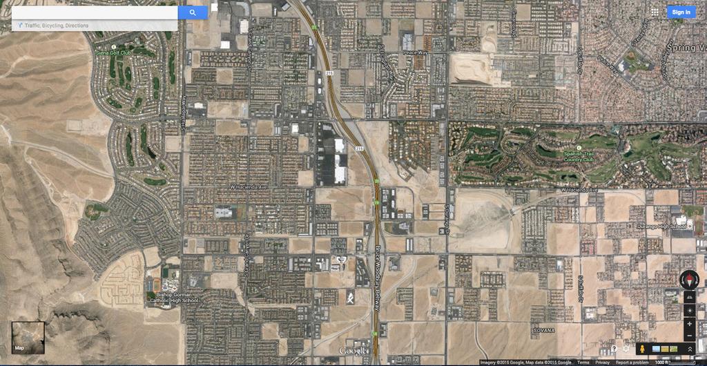 AERIAL MAP S. HUALAPAI WAY S. FORT APACHE RD. // 19,000 CPD SUBJECT S. DURANGO DR. SPANISH TRAILS COUNTRY CLUB W. RUSSELL RD.