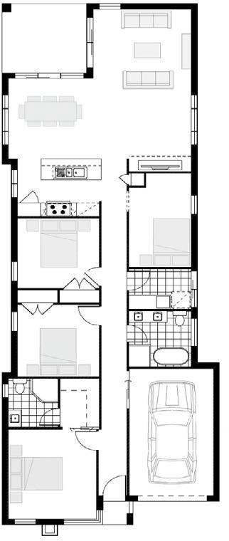 EMERALD 19 4 2 1 Floor Areas ALFRESCO LIVING 3.90 X6.40 10 m 144 sqm DINING 3.80 X3.