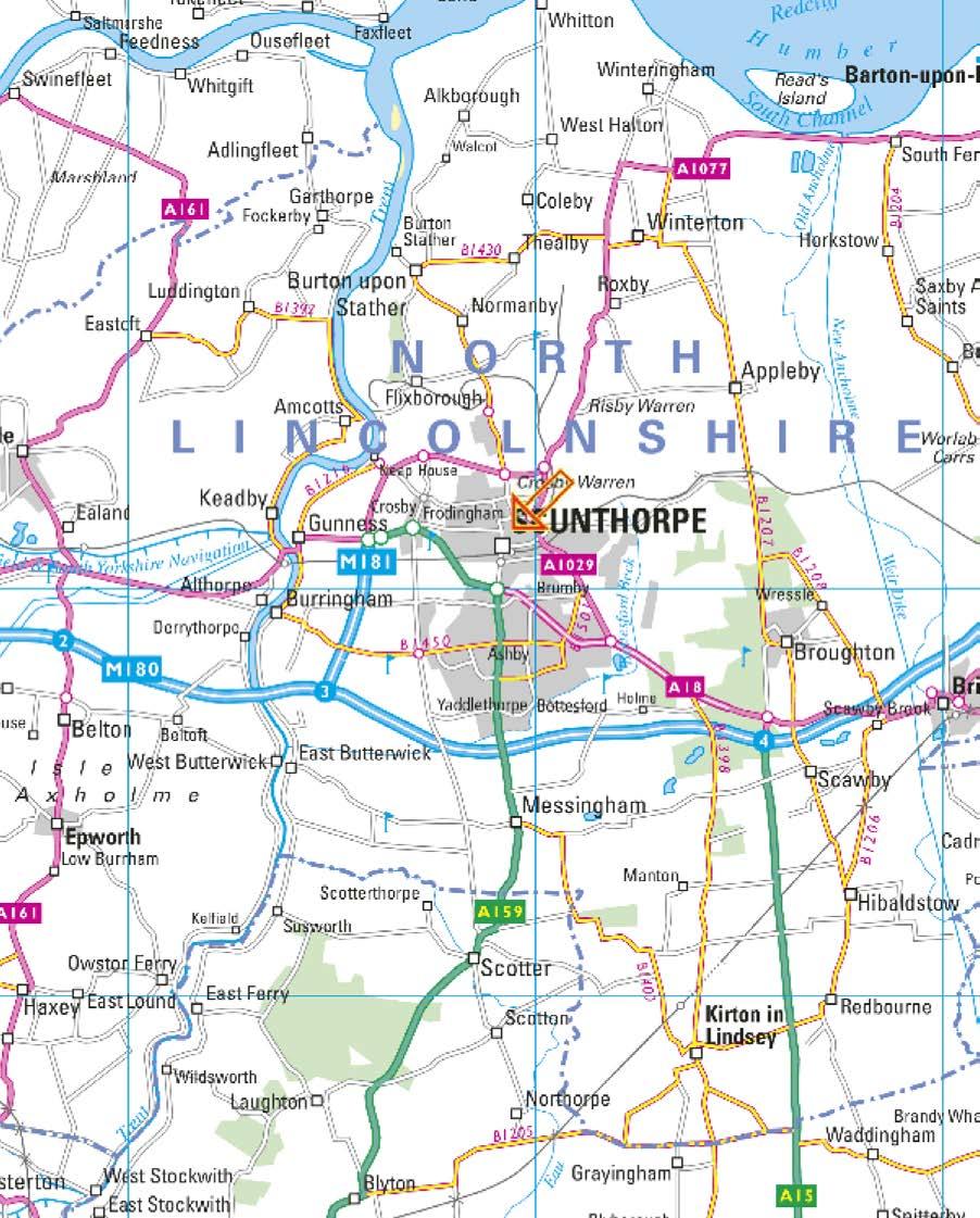 LOCATION & SITUATION Scunthorpe has a population of circa 66,000 and is easily accessble via