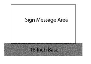 both signs. Billboards shall contain only two sign faces. Dimensional Standards Commercial Districts Maximum area (A)... 400 ft 2 Maximum height (B)... 35 ft. Minimum height (B).