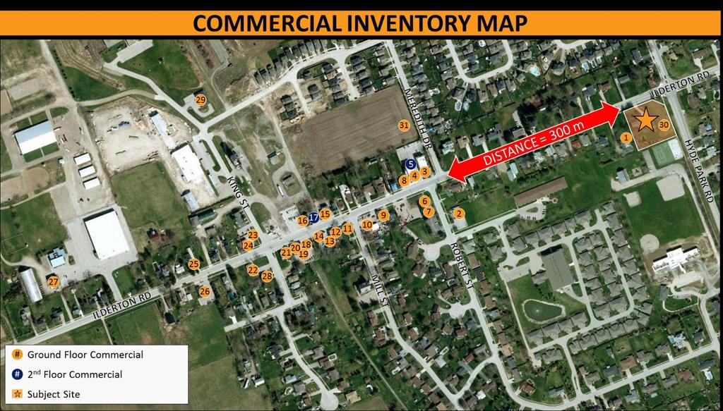 July 18, 2018 Page 36 of 42 13349 Ilderton Road Market Justification Report Update 9 We note that there is no vacant commercial space in Ilderton, which indicates an unmet demand for new commercial