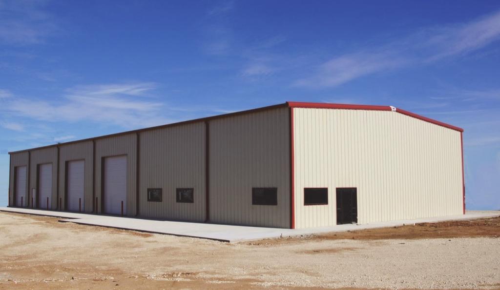 Outside City Limits; No Restrictions > Warehouse: 24 Eave Height, 4 Sets of 16 x 16 Drive-Through Roll-Up Overhead Doors; 60 x 155 > 5-, 7- & 10-Year Lease