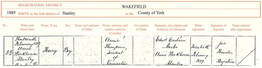 Harry married in 1916 and, after the war, he and his wife lived in Silsden where they raised a family of three children. By kind permission of Kathryn Whiteoak He died in 1926.