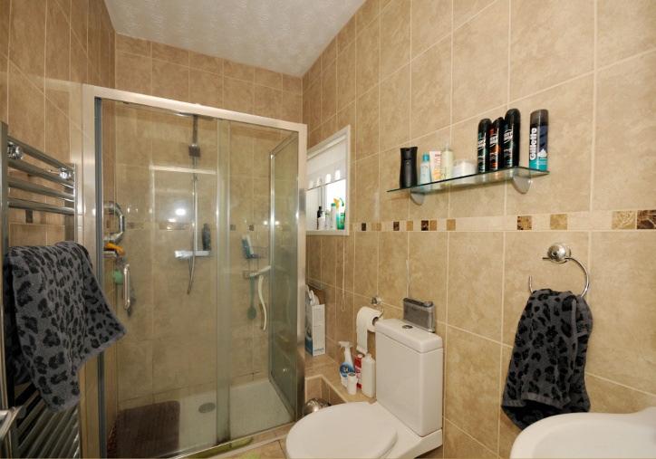 Shower Room 8 8 x 4 1 The shower room has more recently been modernised and comprises a double shower with sliding glazed screen, shower controlled directly