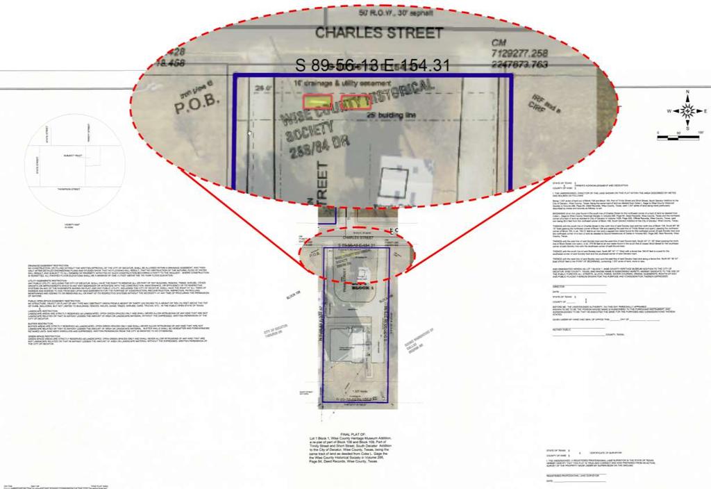 Attachment 3 Proposed Plat Exhibit Reflecting Encroachment S:\Development_Services\Planning\ZBA
