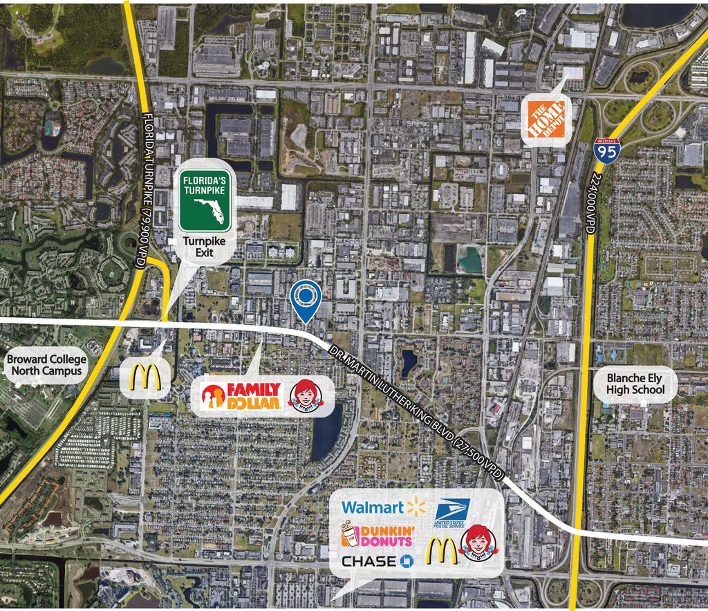 RETAIL NEAR BY // 155 NW 2TH AVE., POMPANO BEACH, FL 336 B- / I-1 ZONED LAND FOR LEASE Robert Wainland 561.367.16 FL #BK-6872 robert.wainland@cbcnrt.com 218 Operated by a subsidiary of NRT LLC.