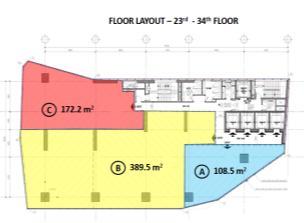 - 2 nd floors: leased