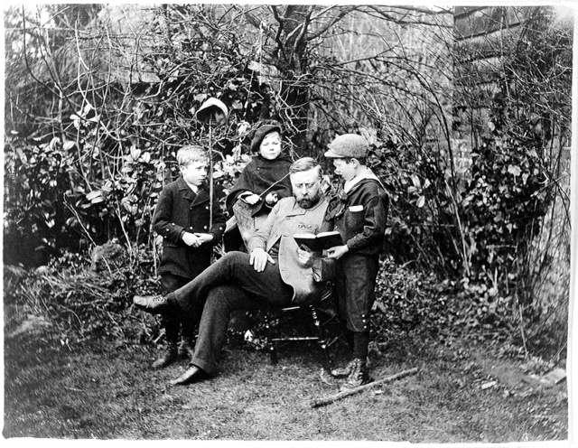 Sir Thomas Barlow with his sons - from left to right - Alan, Basil and Thomas in the garden at Brandwood Fold, Edgworth (16) Following the death of James and Alice Barlow, Sir Thomas was instrumental