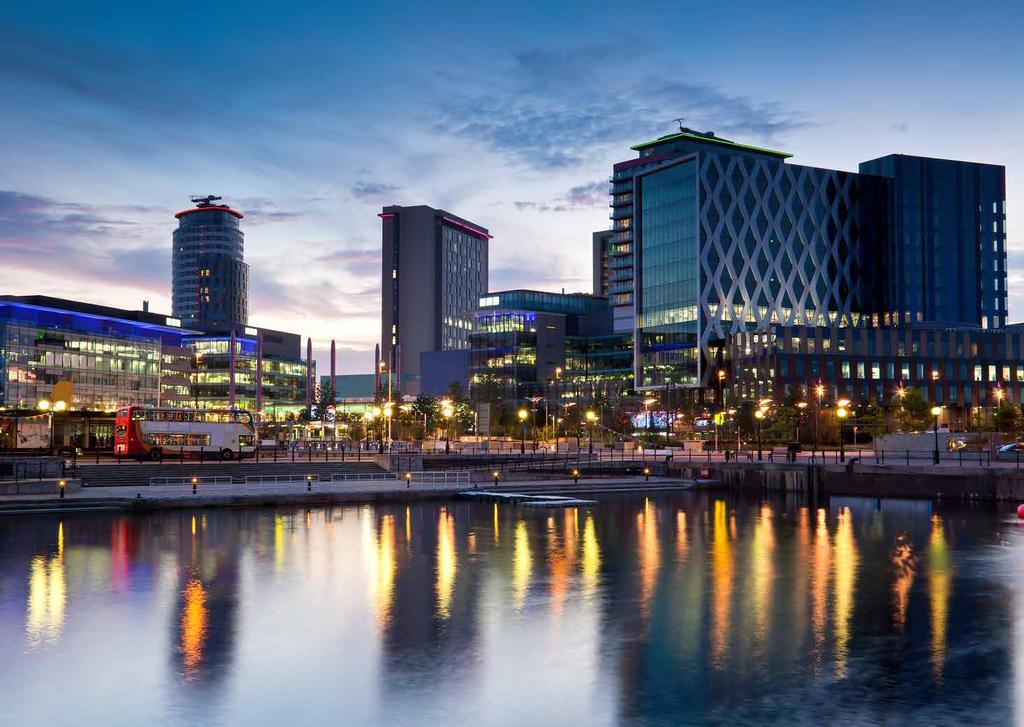 QUAYS From urban buzz to greenbelt tranquillity, Salford is home to a mixture of waterfront, urban and countryside locations, creating a city where over 220,000 people want to live, work, study and
